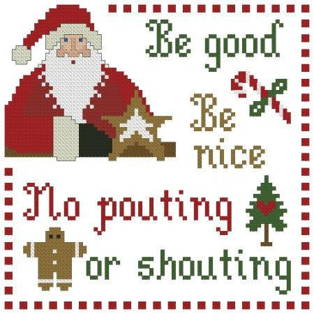 Plum Pudding Needleart ~ Santa's Clause