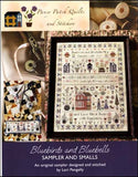Pansy Patch Stitchery ~ Bluebirds and Bluebells Sampler and Smalls