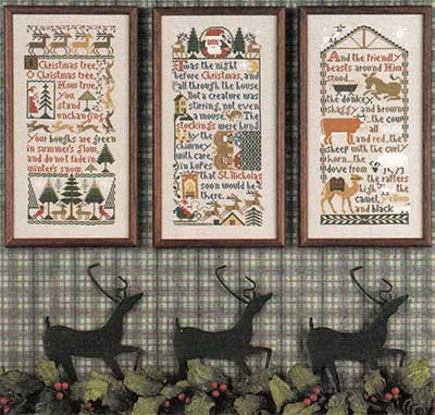 Prairie Schooler ~ Christmas Samplers ~ REPRINT