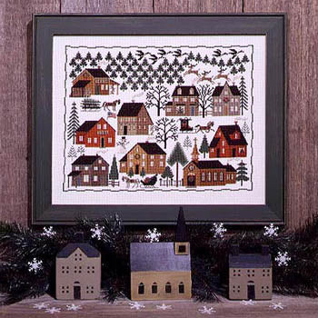 Prairie Schooler ~  Christmas Village ~ REPRINT