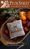 Plum Street Samplers ~ Sampler Lesson Four