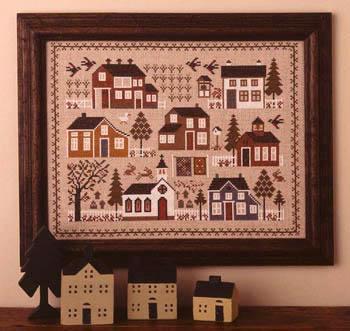 Prairie Schooler ~ Village Sampler ~ REPRINT