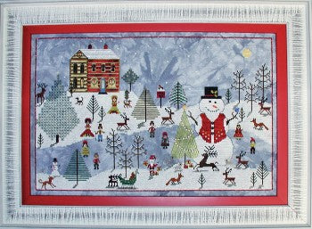 Praiseworthy Stitches ~ Snowman's Christmas