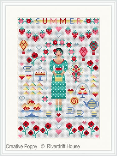 Riverdrift House Needlework ~ Summer Mini Sampler