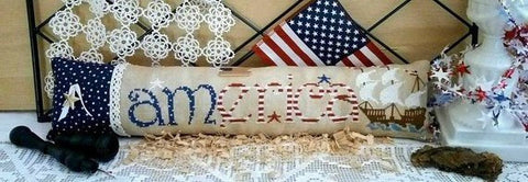Rovaris ~ America w/lace & flag button