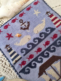 Rovaris ~ Nantucket Needlebook w/felts pieces, ribbon, charm & button - SO CUTE!