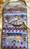 Rovaris ~ Nantucket Needlebook w/felts pieces, ribbon, charm & button - SO CUTE!