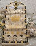 Rovaris ~ Bees Needlebook w/felts pieces, ribbon, charm & button - SO CUTE!
