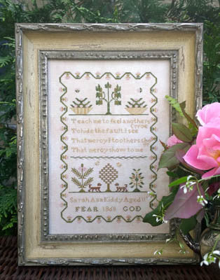 Samplers Not Forgotten ~ Sarah Ann Kiddy 1860