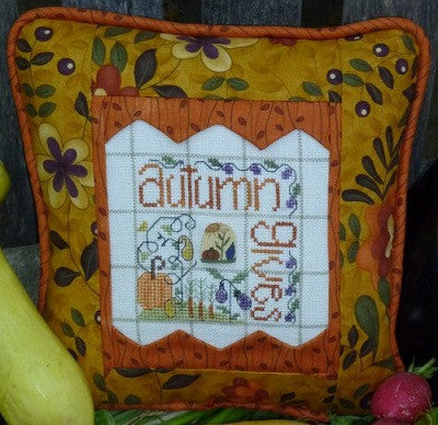 Shepherd's Bush ~ Autumn Gives w/Garden Button