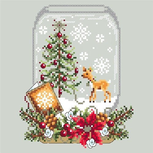 Shannon Christine Designs ~ Christmas Deer Snow Globe