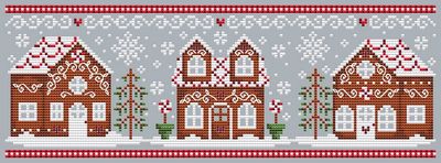 Shannon Christine Designs ~ Set of 3 Gingerbread Houses