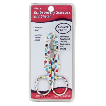 Embroidery Scissors 3.75" w/Sheath ~ Ice Cream Cones