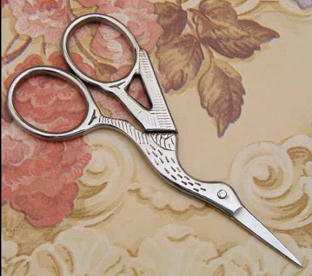 3 1/2" Silver Stork Scissors