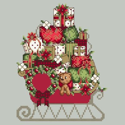 Shannon Christine Designs ~ Santa's Sleigh