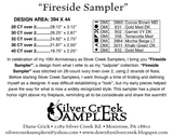 Silver Creek Samplers ~ Fireside Sampler