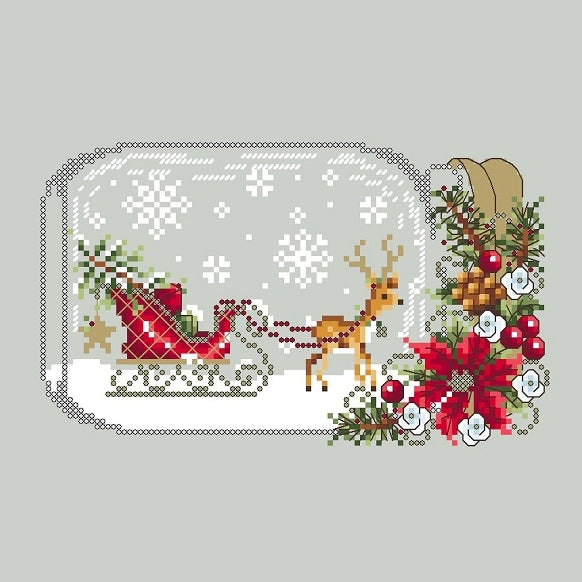 Shannon Christine Designs ~ Sleigh Snow Globe