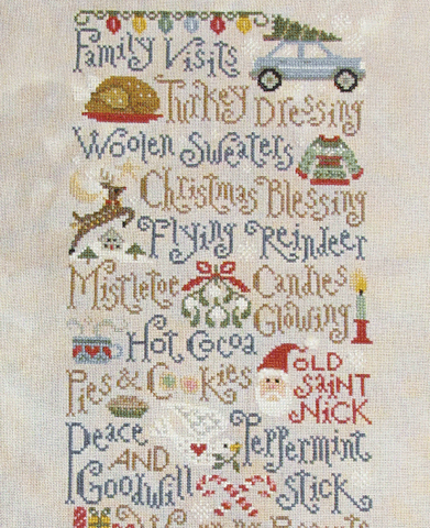 Silver Creek Samplers ~ My Christmas List (click to see full design!)
