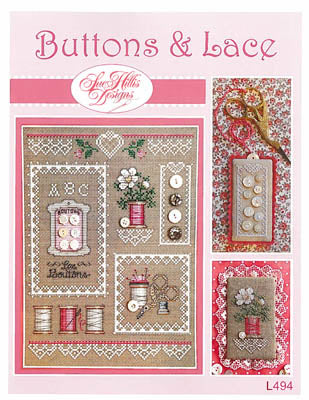 Sue Hillis Designs ~ Buttons & Lace