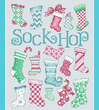 Sue Hillis Designs ~ Christmas Sock Hop