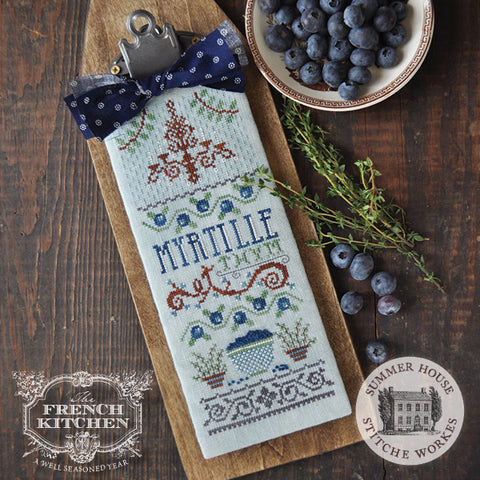 Summer House Stitche Workes ~ [The French Kitchen] Myrtille et Thym [Blueberry & Thyme]
