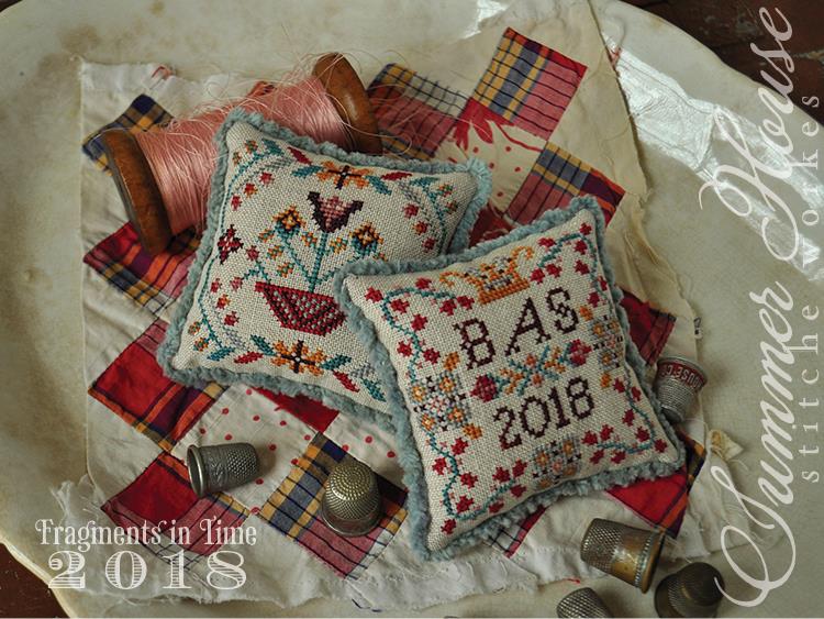 Summer House Stitche Workes ~ Fragments In Time 2018 #1 & 2