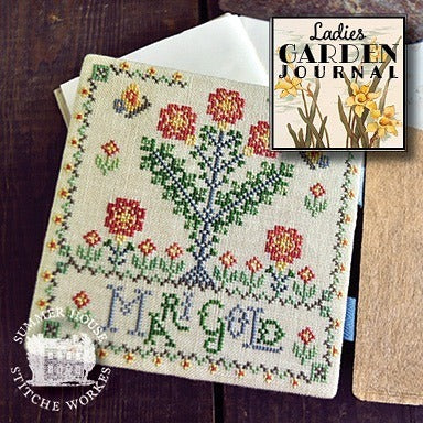 Summer House Stitche Workes ~ Ladies Garden Journal #6 - Mari Gold