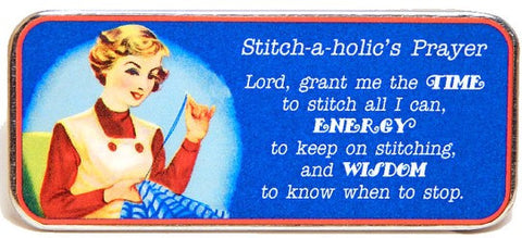 Needle Slide ~ Stitch-a-holic's Prayer