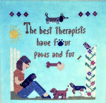 Sister Lou Stitches ~ The Best Therapists Dogs