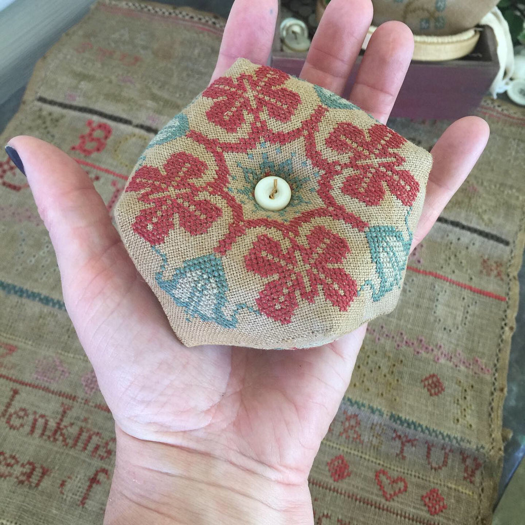 Stacy Nash Primitives ~ Hannah’s Sampler Biscornu
