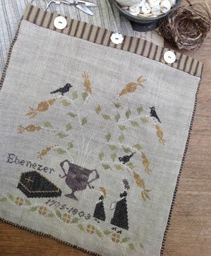Stacy Nash Primitives ~ Mourning Tree Sewing Bag
