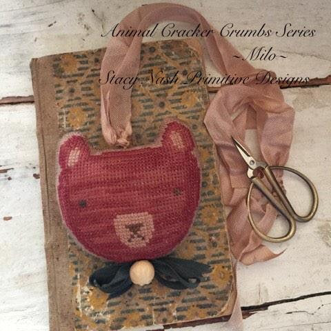 Stacy Nash Primitives ~ Milo - Animal Cracker Crumbs