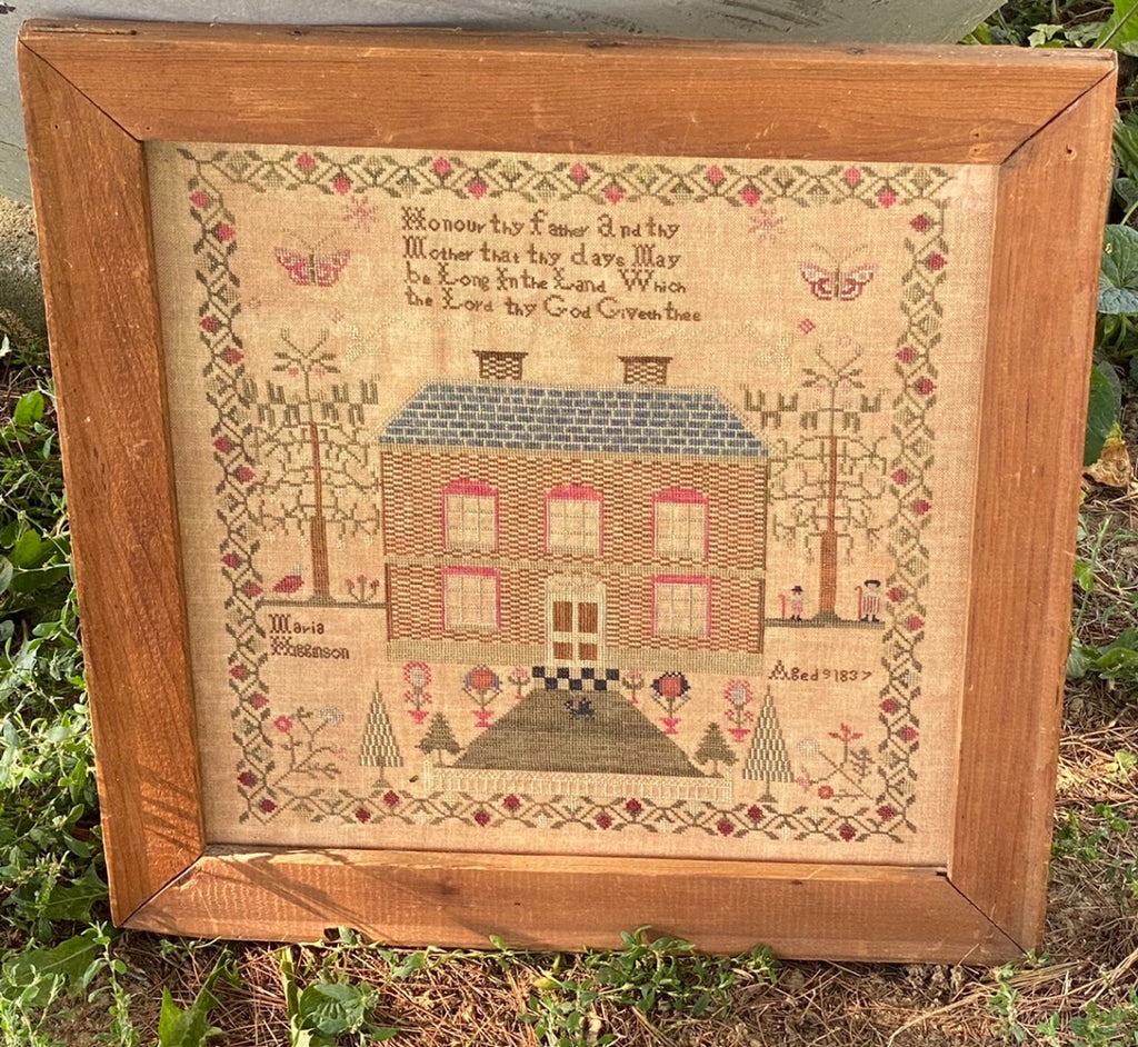 Stacy Nash Primitives ~ Maria Higginson Sampler 1837