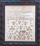 Shakespeare's Peddler ~ Spring Sampler - Ann Hobbs 1834