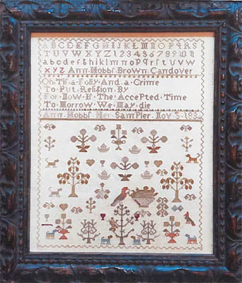 Shakespeare's Peddler ~ Spring Sampler - Ann Hobbs 1834