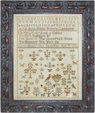 Shakespeare's Peddler ~ Spring Sampler - Ann Hobbs 1834