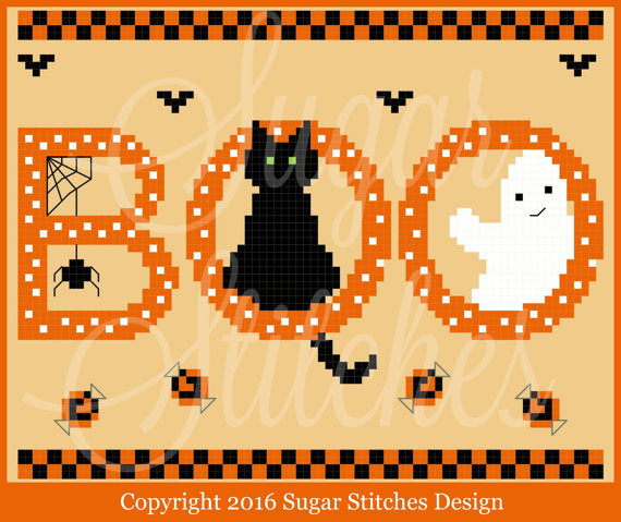 Sugar Stitches Designs ~ Boo
