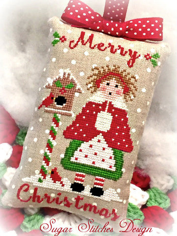 Sugar Stitches Designs ~ Lil' Miss Merry Christmas