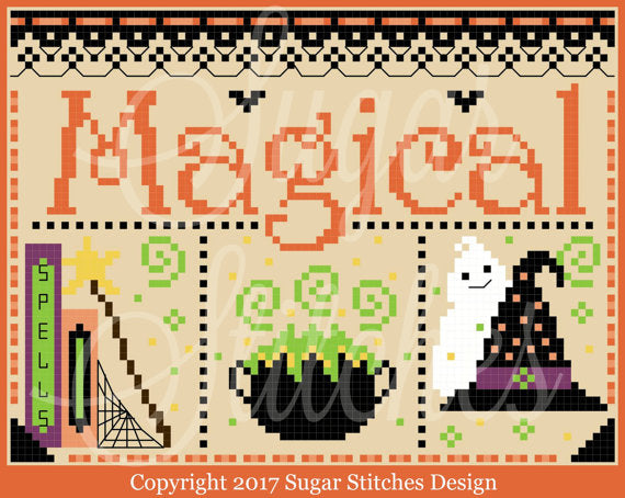 Sugar Stitches Designs ~ Magical Halloween