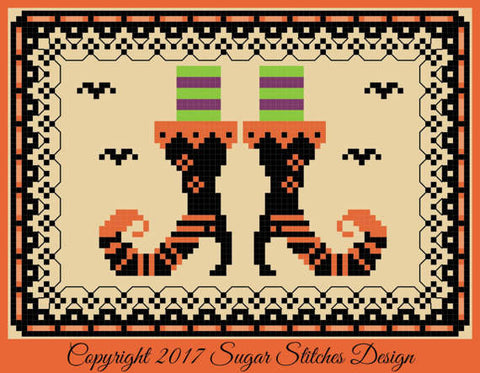Sugar Stitches Designs ~ Witchy Boots