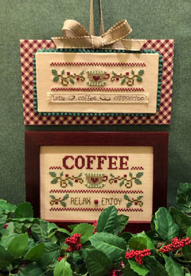 ScissorTail Designs ~ Coffee Relax Enjoy (button & twill tape included)