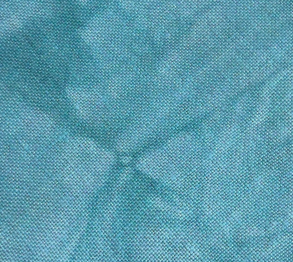 32ct Lugana ~ Fiber On A Whim Hand Dyed ~ Stream ~ Fat 1/4