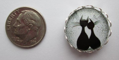 Needle Minder ~ Sweet Kitty Couple