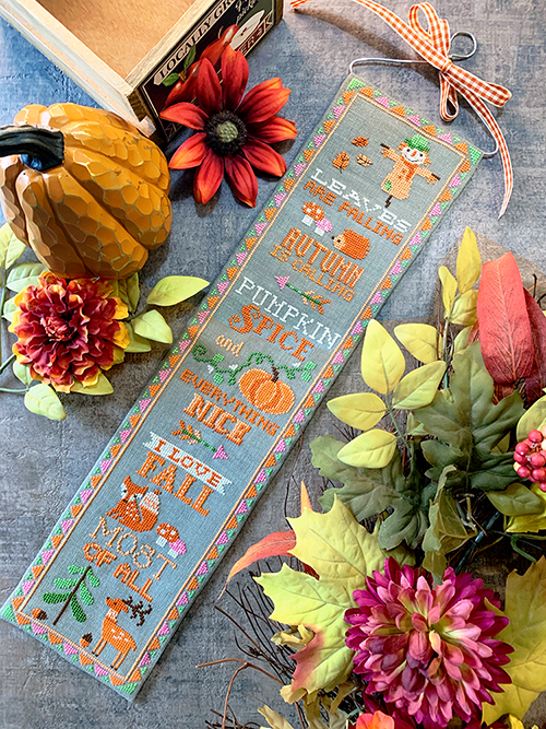 Tiny Modernist ~ Autumn Bell Pull