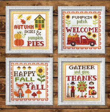 Tiny Modernist ~ Vintage Autumn Signs