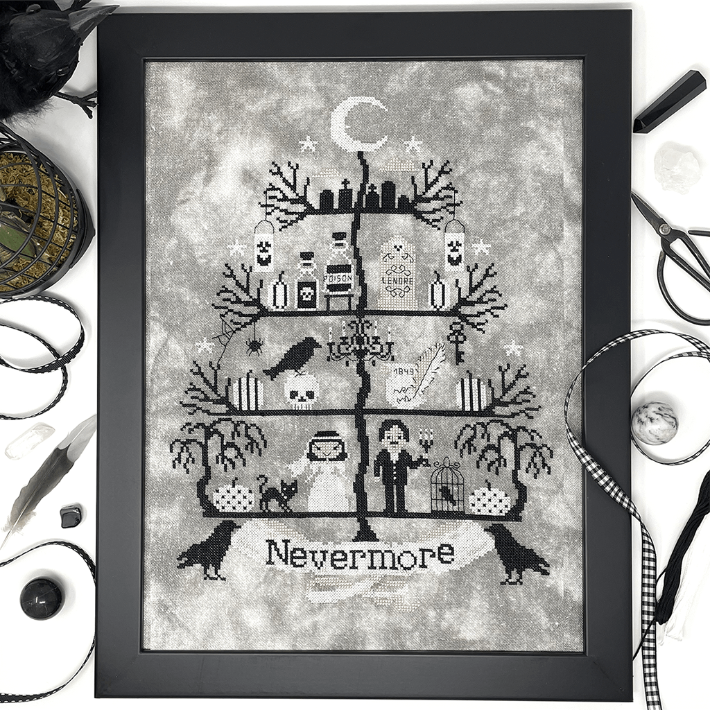 Tiny Modernist ~ Edgar Allen Poe Tree