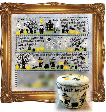 Tiny Modernist ~ 2019 Halloween SAL: Sleepy Hollow. PART 3 The Witching Hour