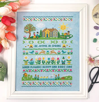Tiny Modernist ~ Spring Band Sampler