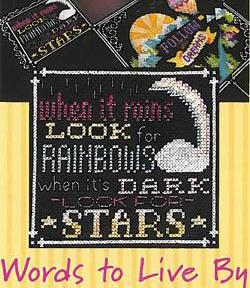 Tiny Modernist ~ Words To Live By ~ Part 2 of 13 When It Rains