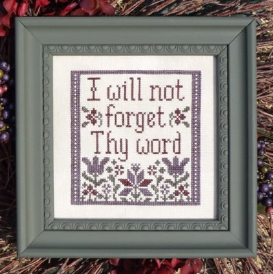 My Big Toe Designs ~ I Will Not Forget Thy Word